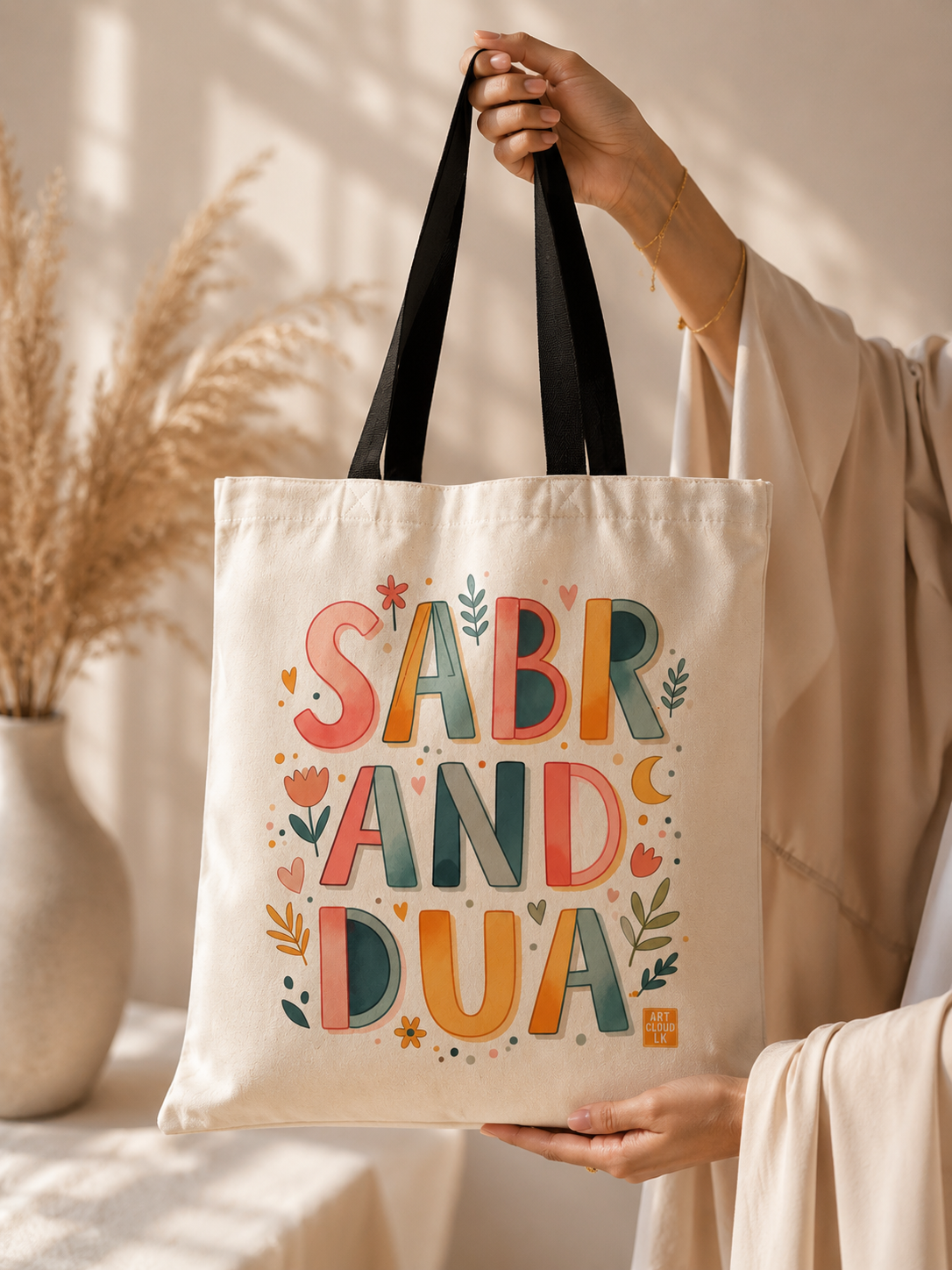 Sabr & Dua Tote Bag