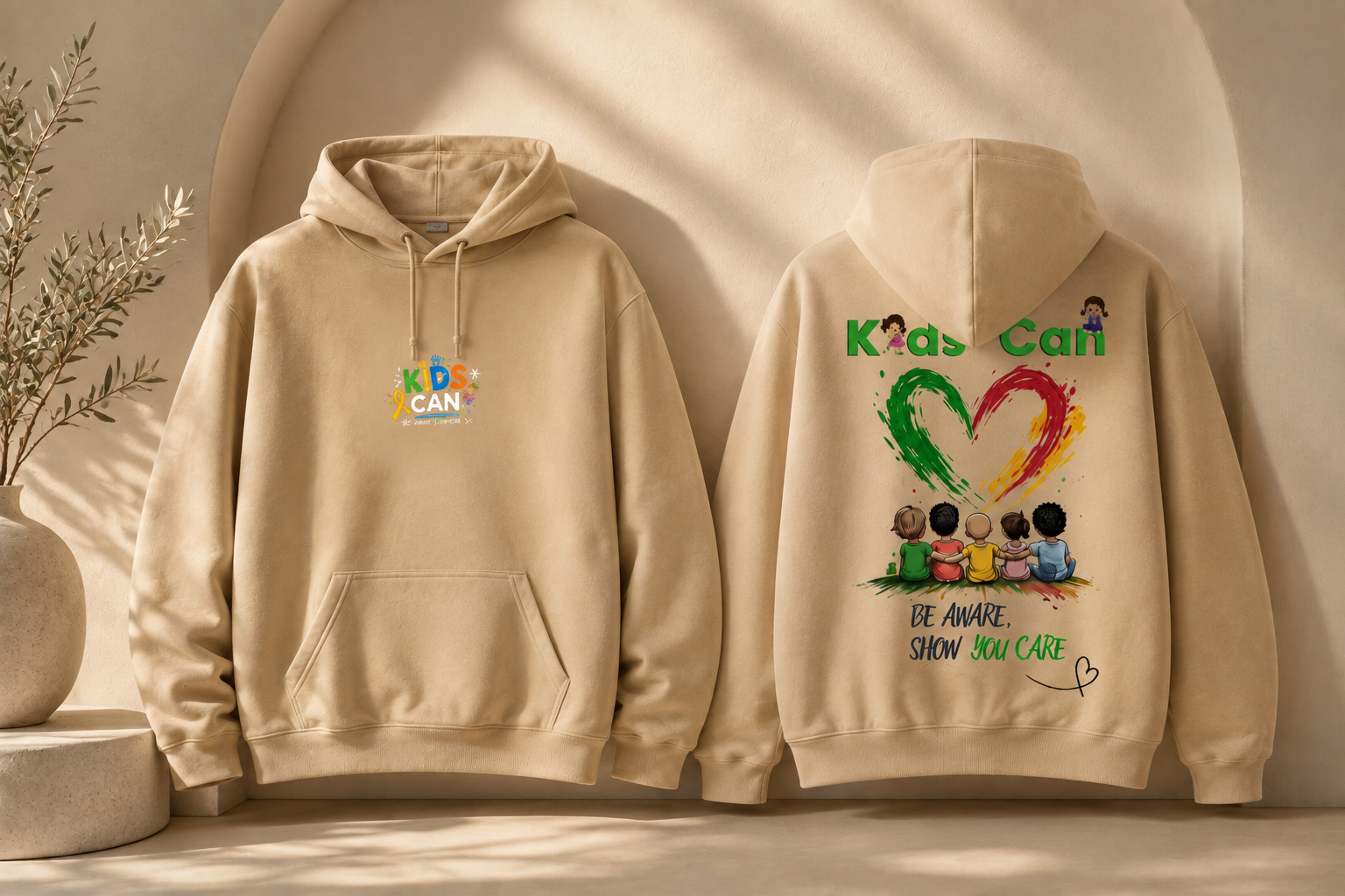 Kids-Can Hope Hoodie - Be Aware, Show You Care