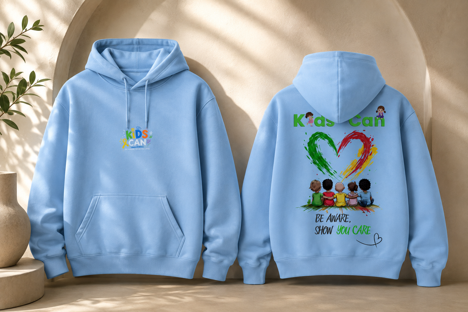 Kids-Can Hope Hoodie - Be Aware, Show You Care