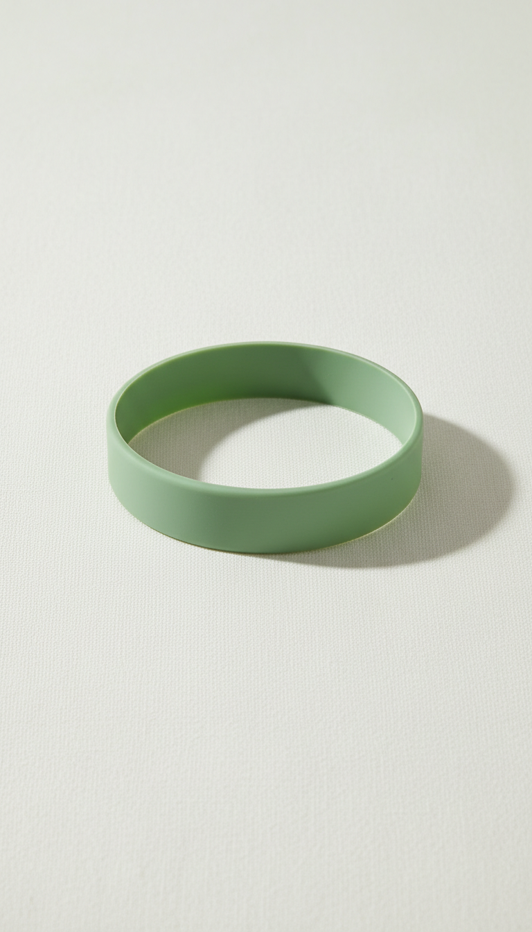Soft Green Encouragement Wristband