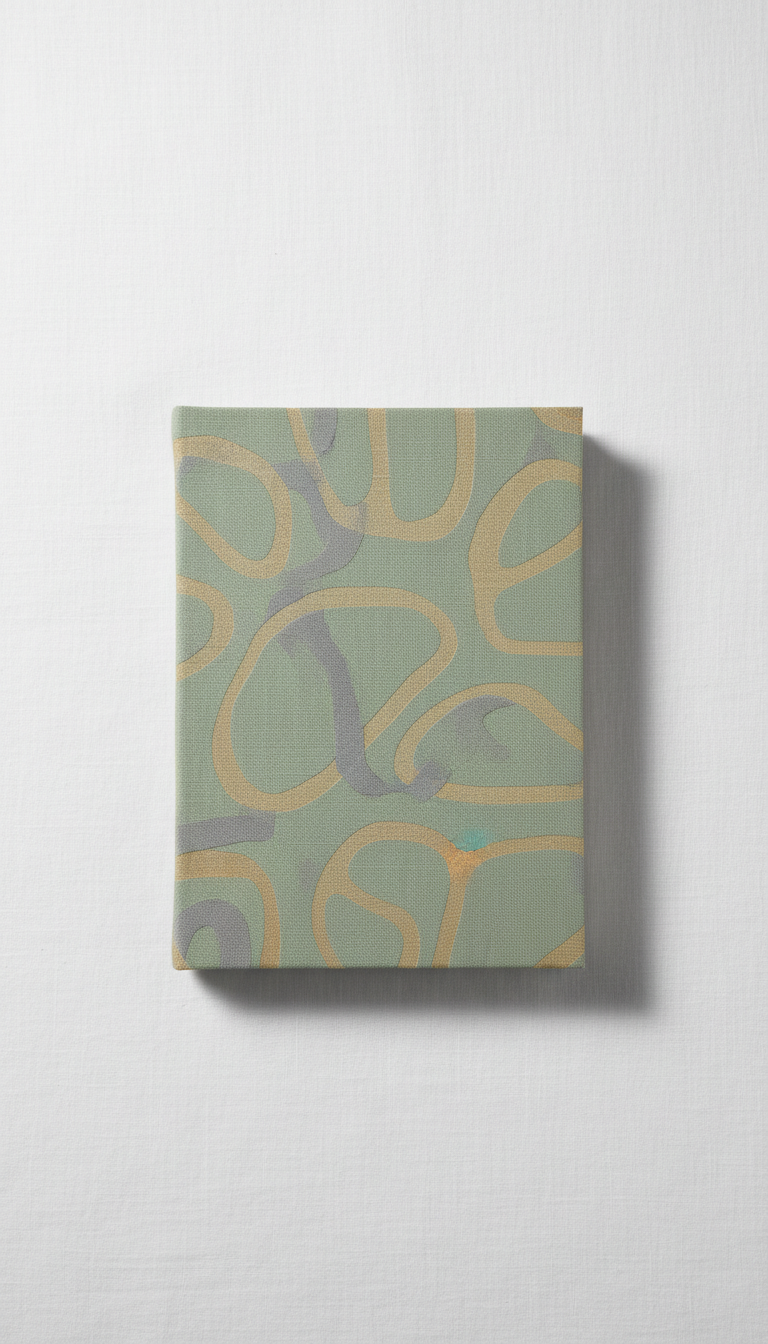 Linen-Bound Reflection Journal