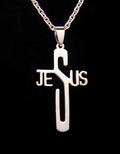 Jesus Cross Stainless Steel Necklace